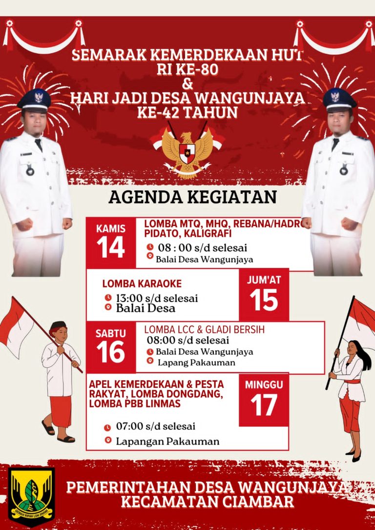 Kegiatan HUT Desa Wangun Jaya Ciambar