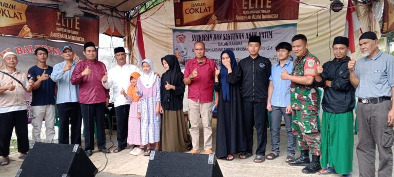 Syukuran dan Santunan Anak Yatim di Hari Ulang Tahun Karang Taruna KP. Cisarandi 1