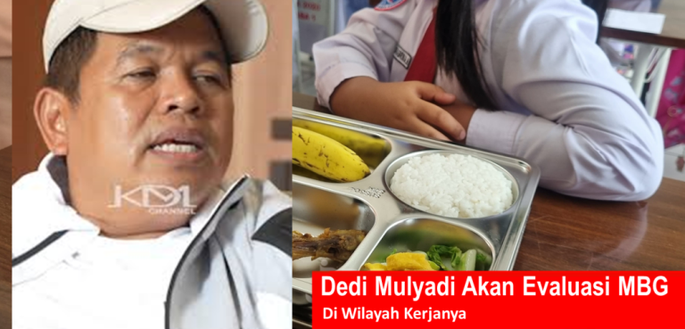 Dedi Mulyadi Akan Evaluasi MBG Di Wilayahnya