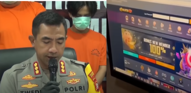 SARANG JUDI ONLINE DI GEREBEK SATRESKRIM POLRES METRO JAKARTA BARAT