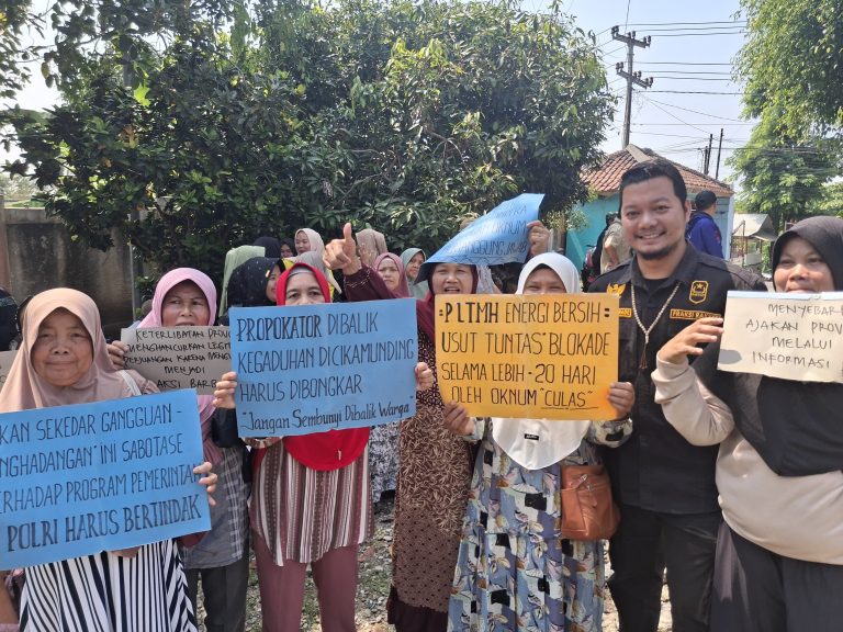 WARGA MINTA POLISI TANGKAP PROVOKATOR PENGHADANGAN AKSES JALAN KE PROYEK PEMBANGUNAN PLTMH CIKAMUNDING