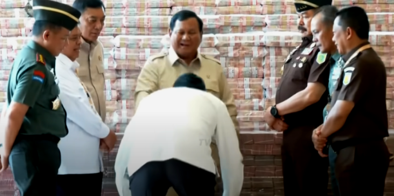 Momen Purbaya Diminta Push Up Oleh Prabowo Karena Terlambat HAdir Di Kejagung