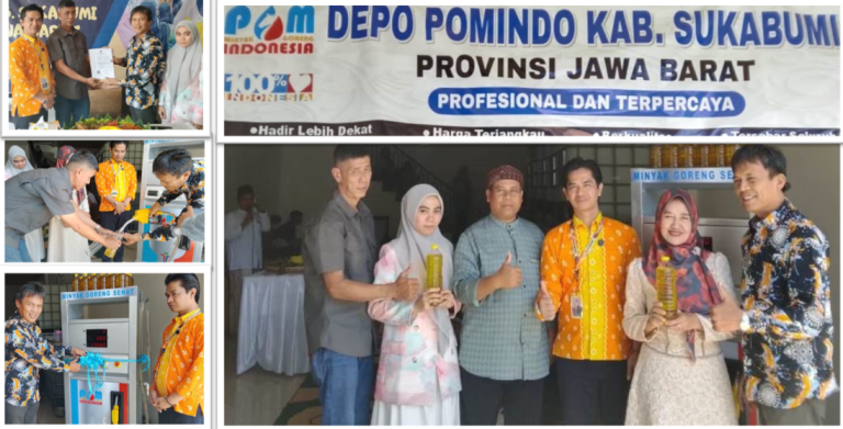Peresmian Depo Pom Minyak Goreng Di Sukabumi