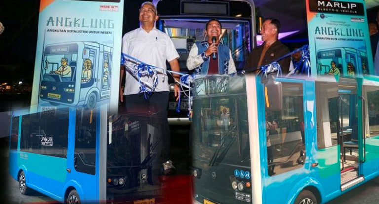 Uji Coba Angklung - Angkot Listrik Kota Bandung