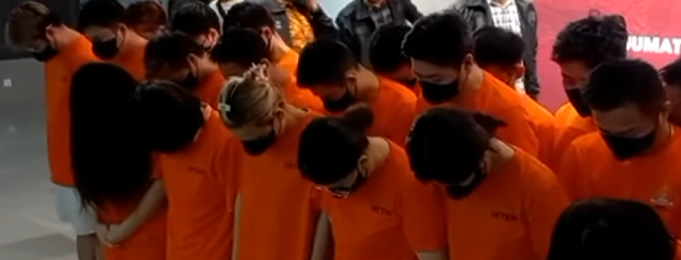 Polres Bekasi 27 Penipuan WNA China Di Duga Lakukan Scam Online-